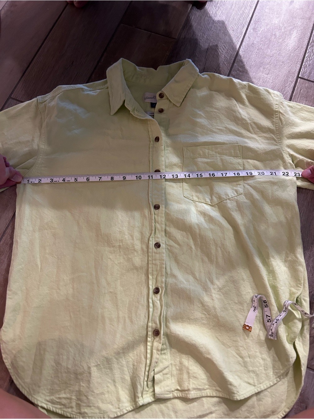 Universal Thread Lime Green Button-Down Shirt - Picture 7 of 7
